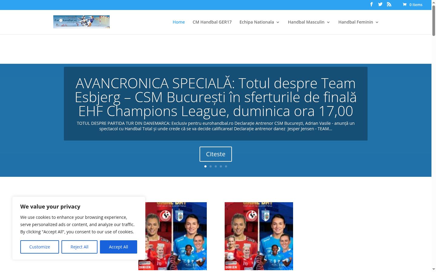 Screenshot tal-banner tal-kunsens muri qabel kwalunkwe interazzjoni