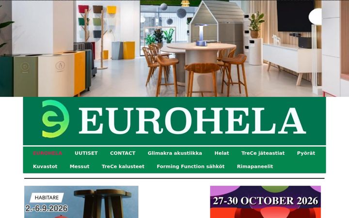 Screenshot ta' eurohela.fi