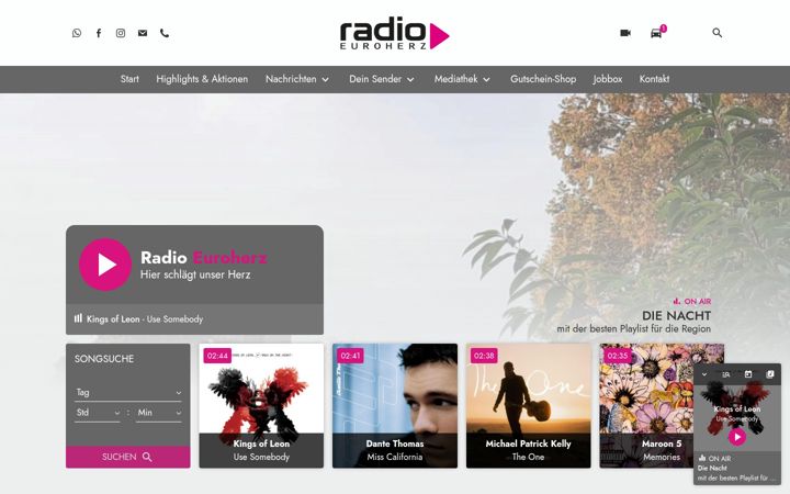 Screenshot of euroherz.de