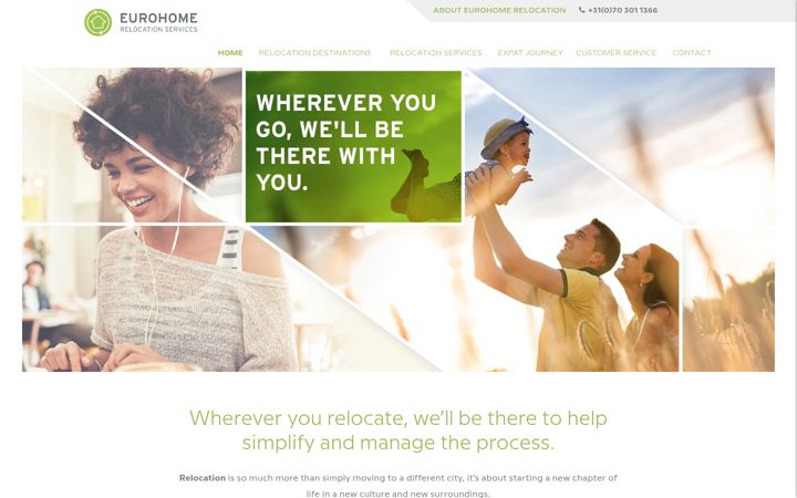 Screenshot of eurohome-relocation.com