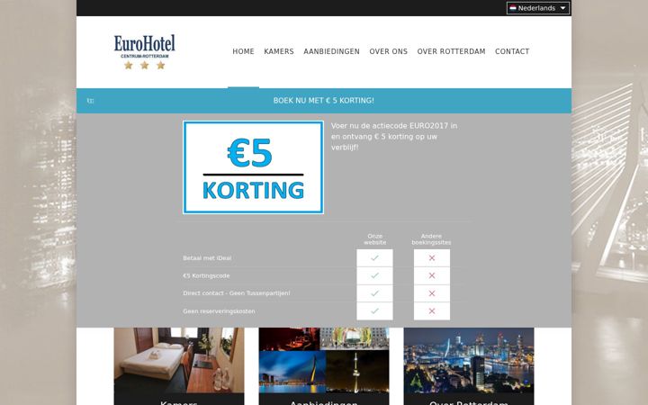 Screenshot von eurohotelcentrum.nl