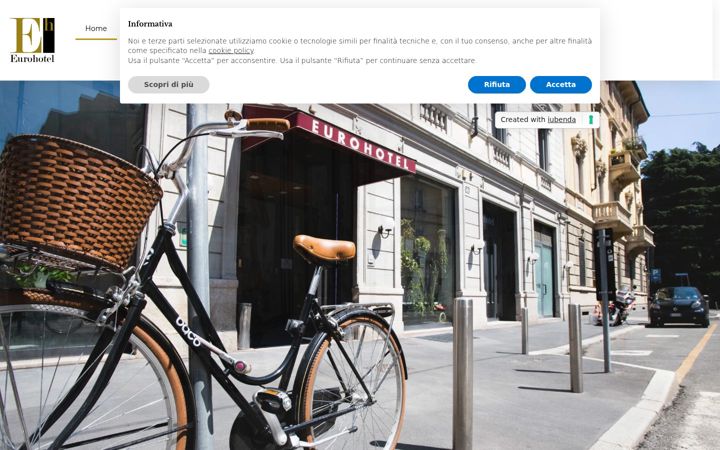 Screenshot του eurohotelmilano.it