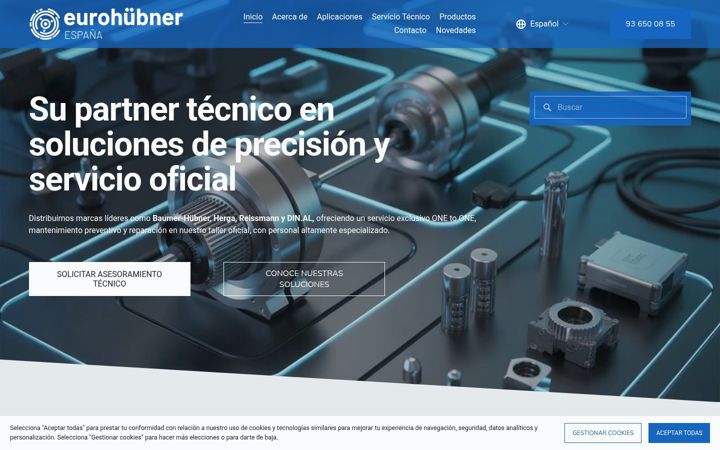 Screenshot of eurohubner.com