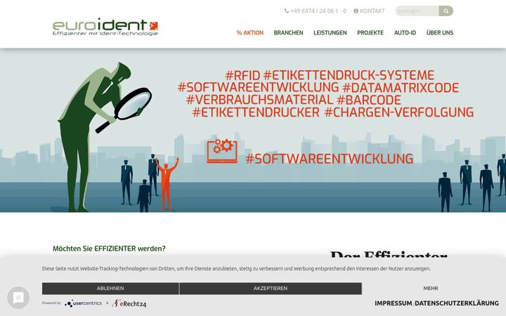 Screenshot of euroident.com