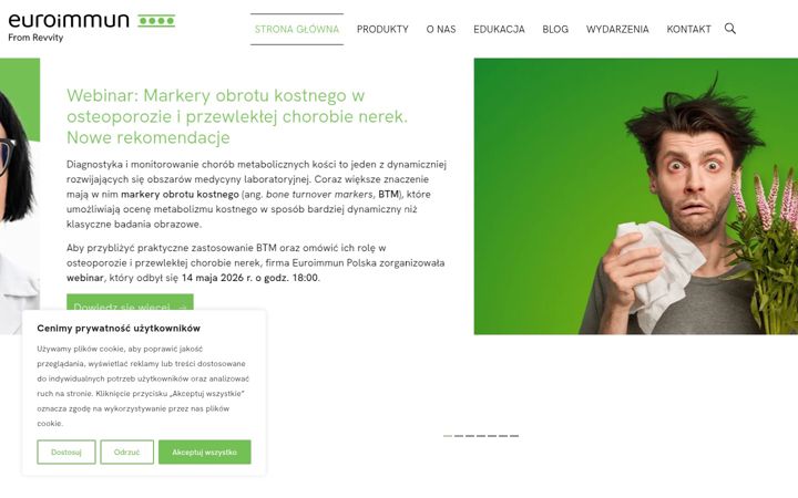 Screenshot of euroimmun.pl