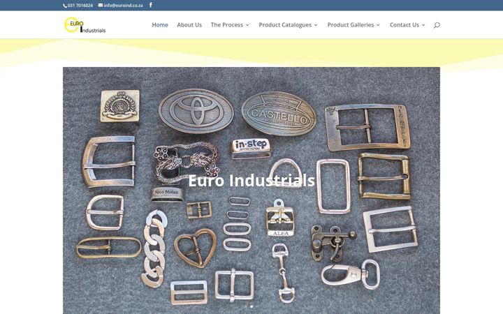 Screenshot von euroindustrials.co.za