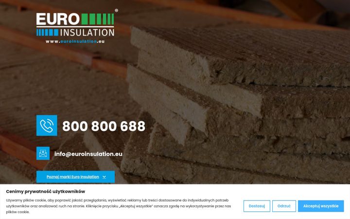 Screenshot of euroinsulation.eu