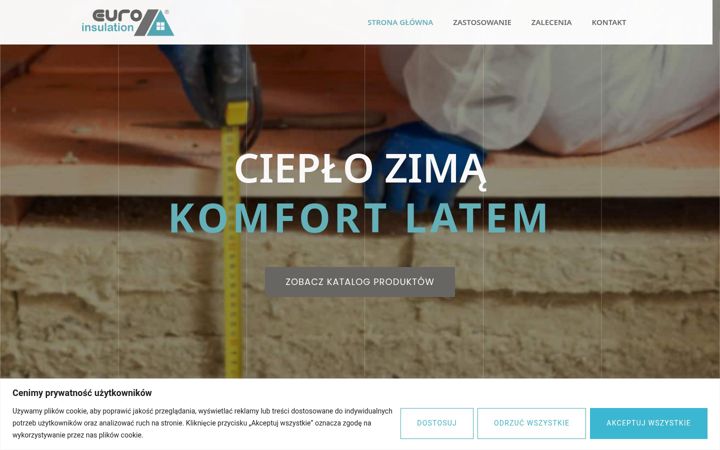 Screenshot of euroinsulation.pl