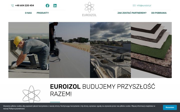 Screenshot von euroizol.pl