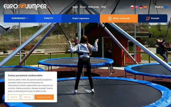 Screenshot von eurojumper.pl