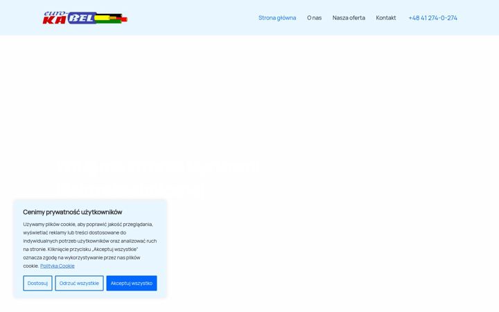Screenshot of eurokabel.pl