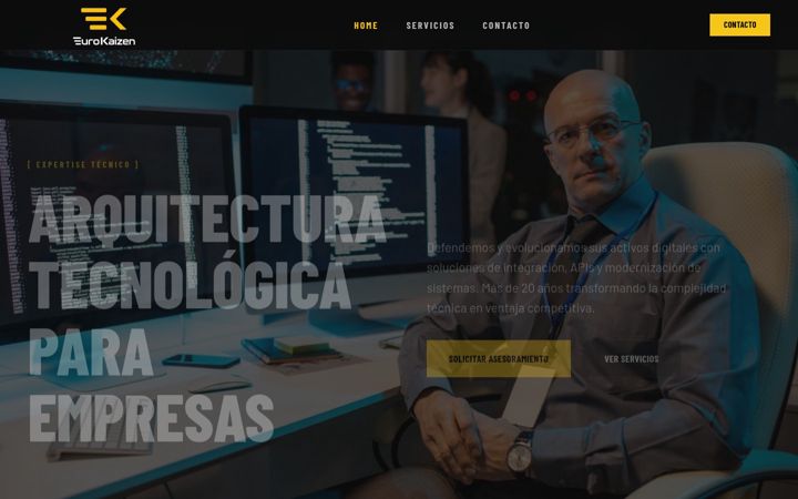 Screenshot of eurokaizen.com