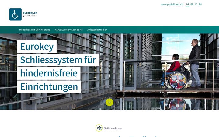 Screenshot ta' eurokey.ch