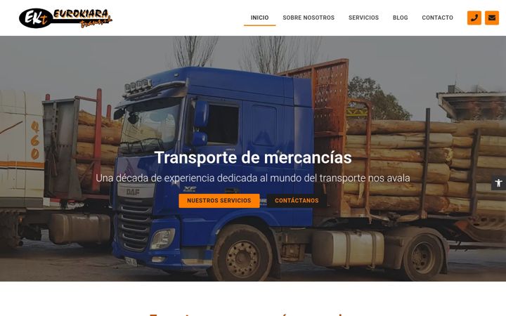 Screenshot of eurokiaratrans.com