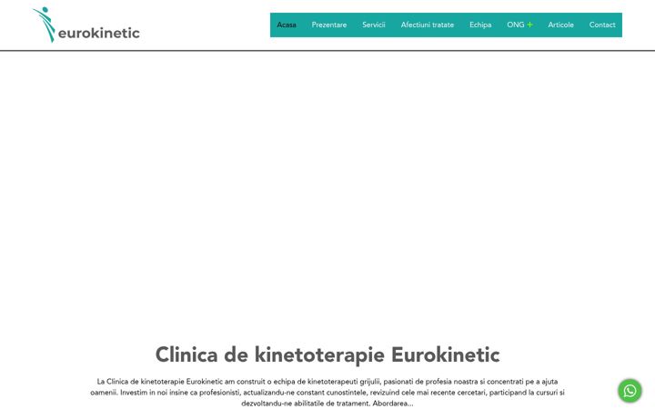 Screenshot ta' eurokinetic.ro