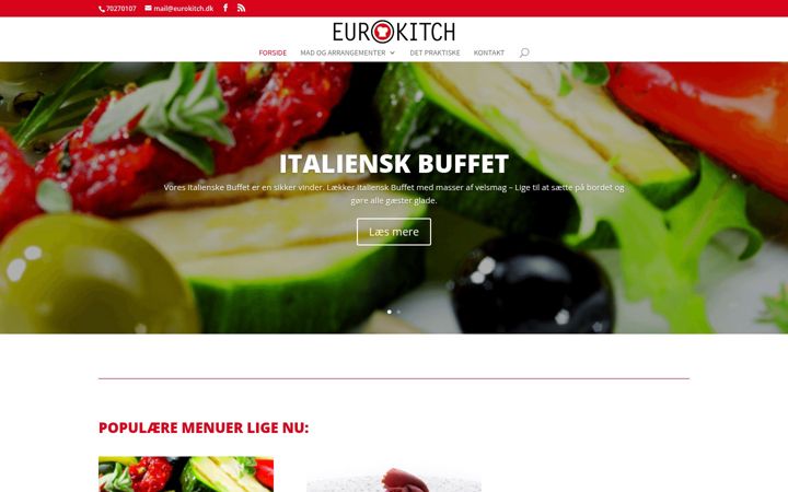 Captura de pantalla de eurokitch.dk