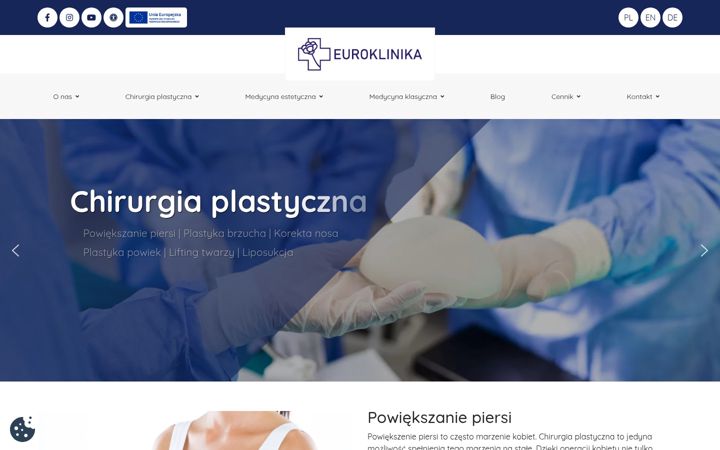 Screenshot of euroklinika.com.pl