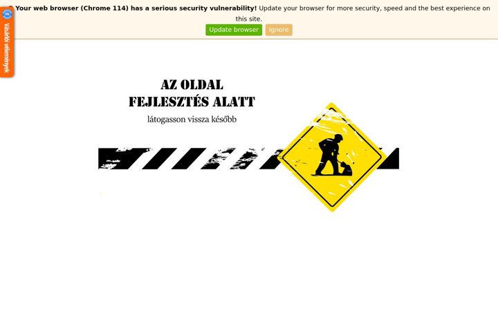 Kuvakaappaus sivustosta eurokomax.hu