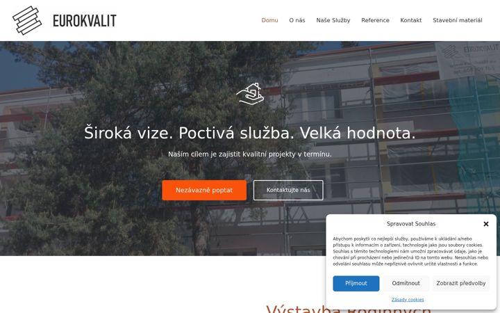 Captură de ecran a eurokvalit.eu