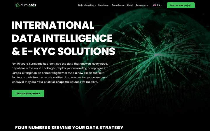 Screenshot of euroleads.eu