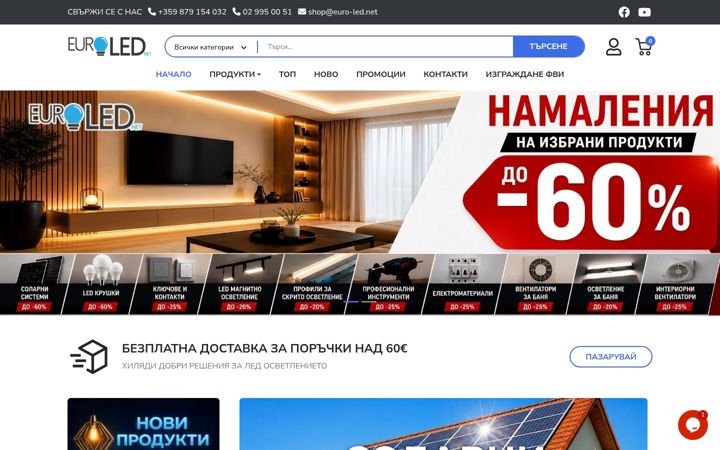 Zrzut ekranu euroled.net