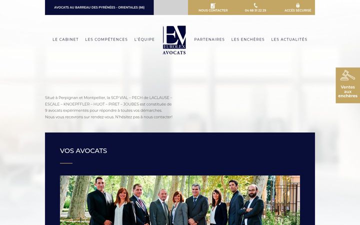 Screenshot of eurolex.fr