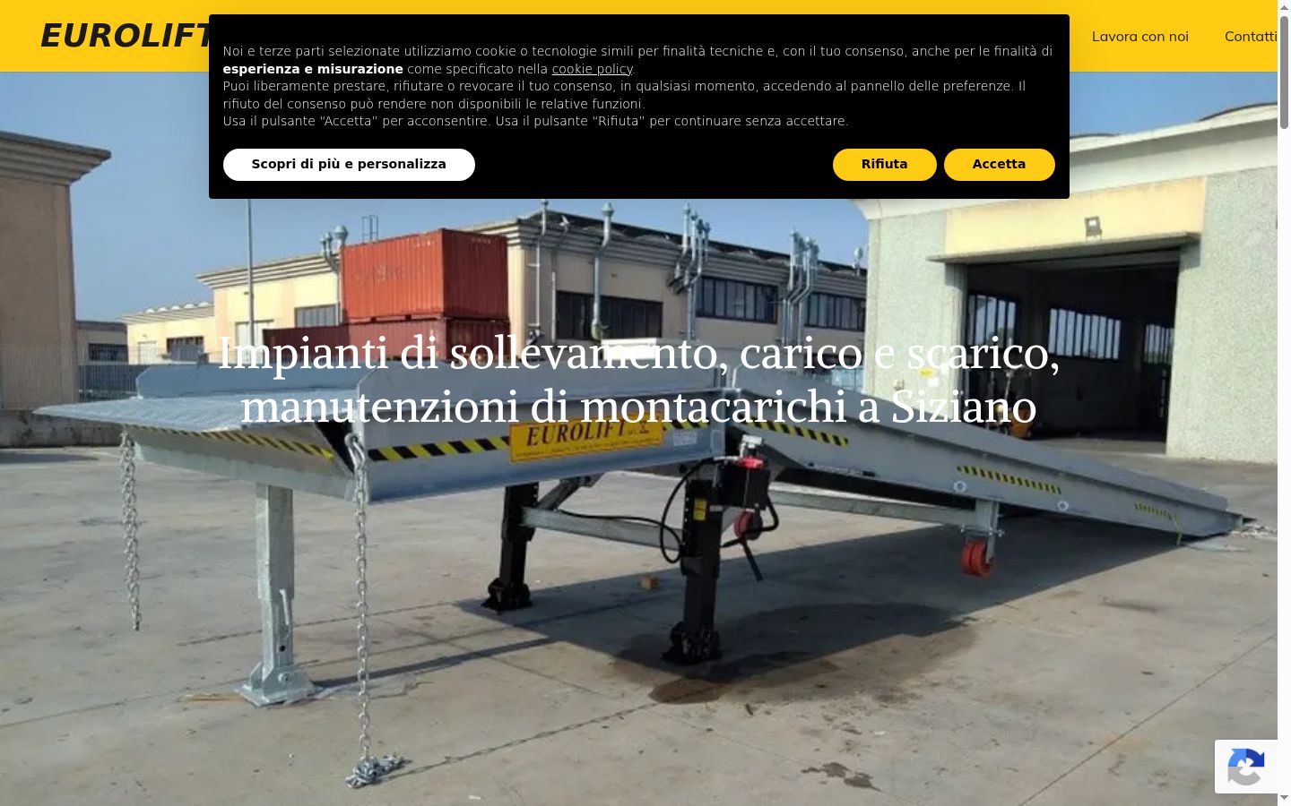 Screenshot tal-banner tal-kunsens muri qabel kwalunkwe interazzjoni