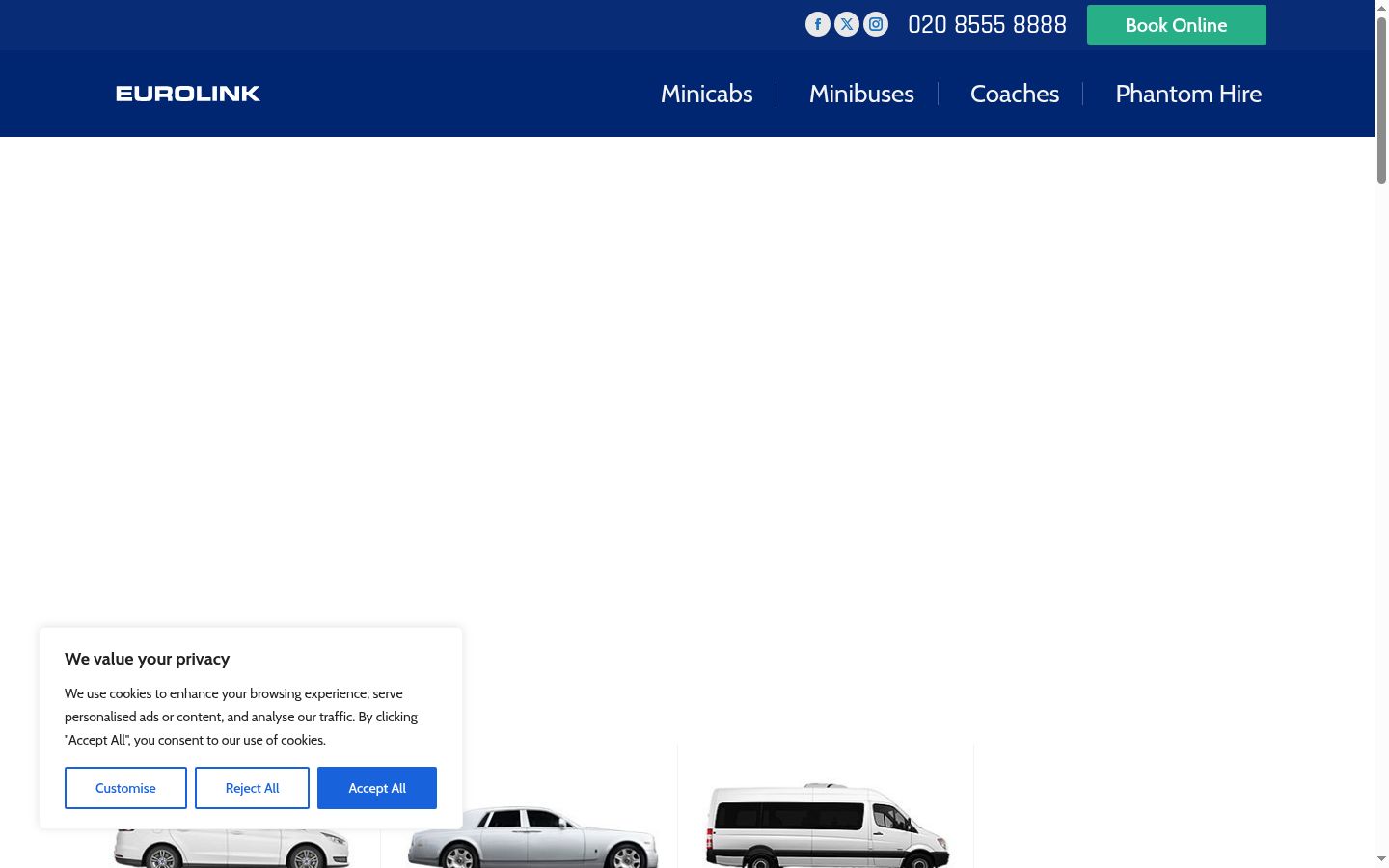 Screenshot tal-banner tal-kunsens muri qabel kwalunkwe interazzjoni