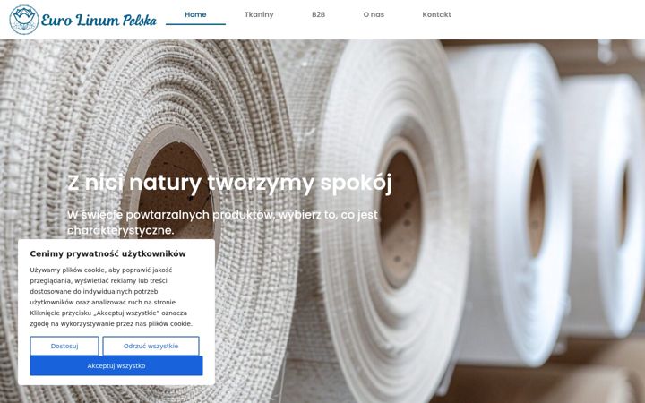 Screenshot of eurolinum.pl