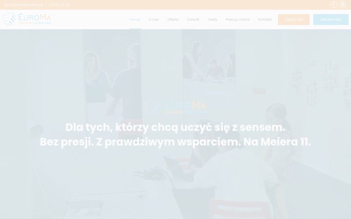 Screenshot von euroma.edu.pl