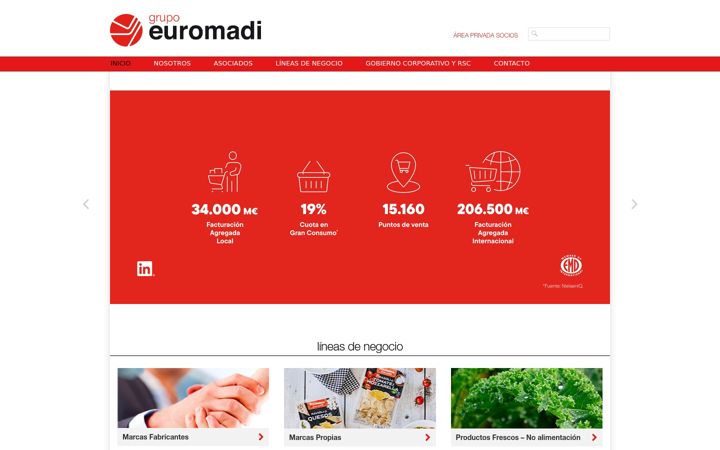 Screenshot of euromadi.es