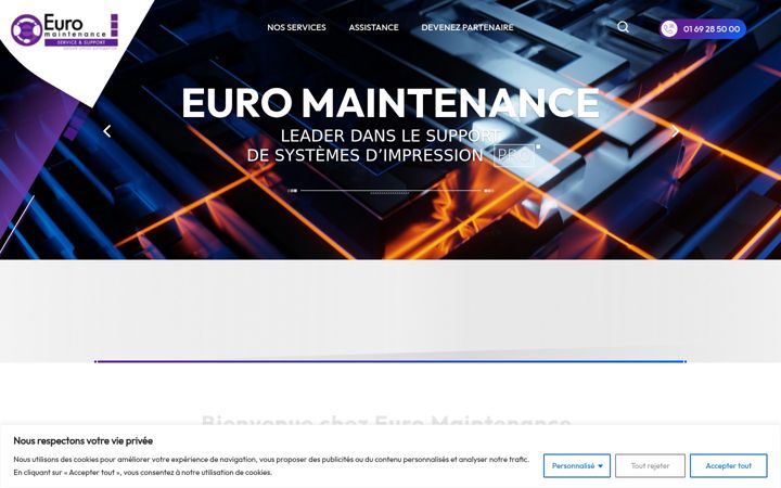 Skærmbillede af euromaintenance.fr