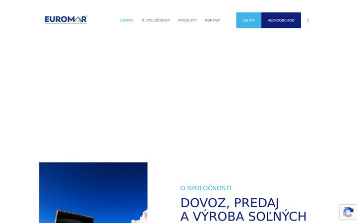 Screenshot von euromar.sk