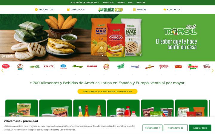 Screenshot of euromarketgroup.com