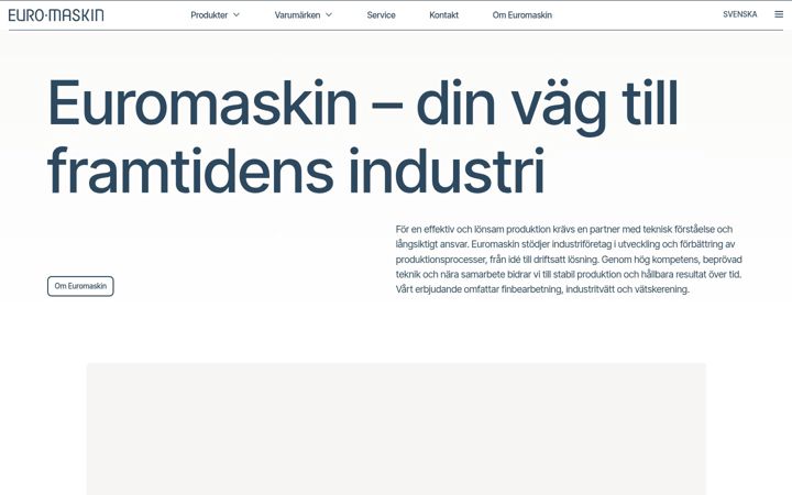 Screenshot του euromaskin.se