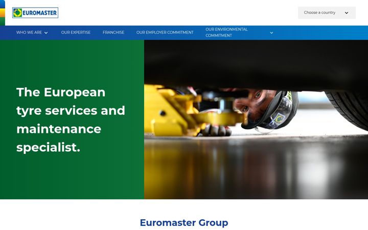 Screenshot of euromaster.com
