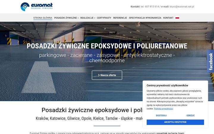 Screenshot of euromat.net.pl