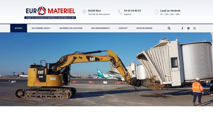 Screenshot of euromateriel.fr