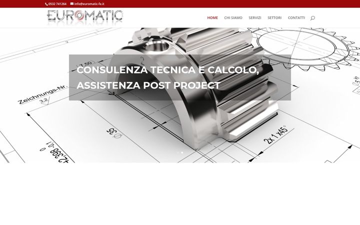 Screenshot stránky euromatic-fe.it