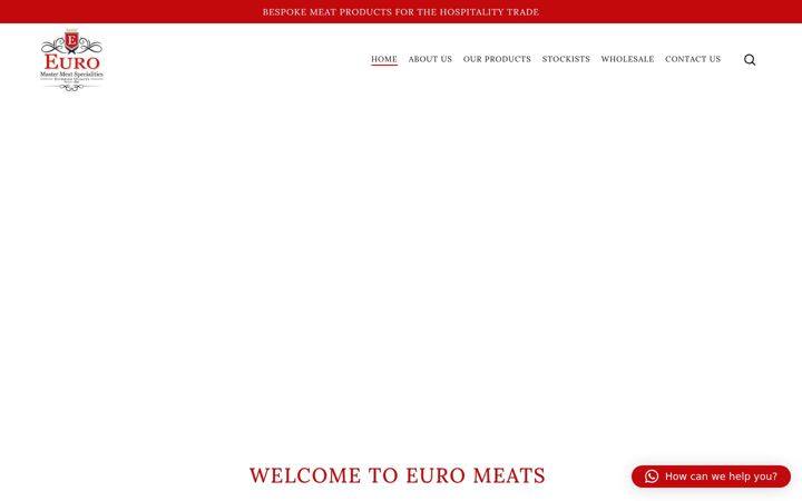 Screenshot von euromeats.co.za