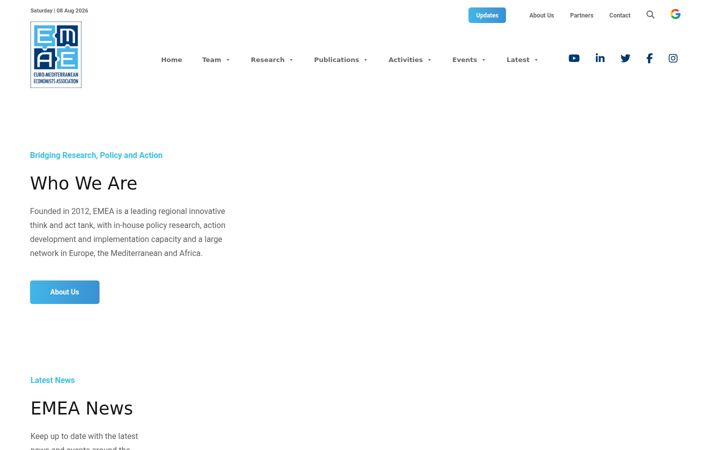 Screenshot of euromed-economists.org