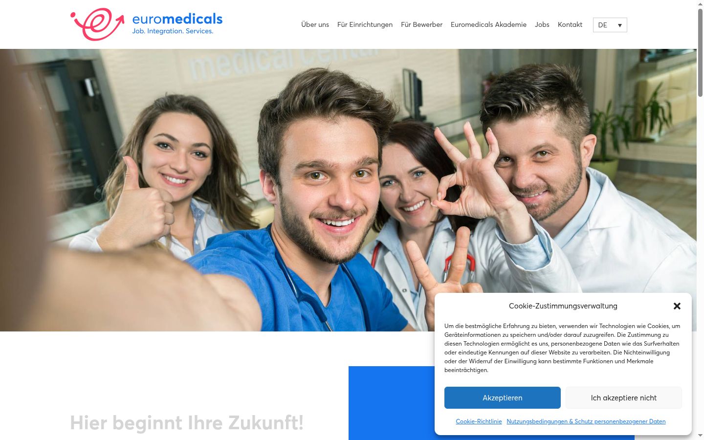 Zrzut ekranu banera zgody wyświetlanego przed jakąkolwiek interakcją