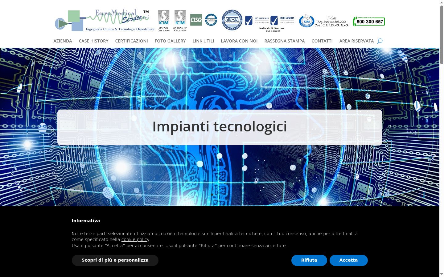 Captura de pantalla del banner de consentimiento mostrado antes de cualquier interacción