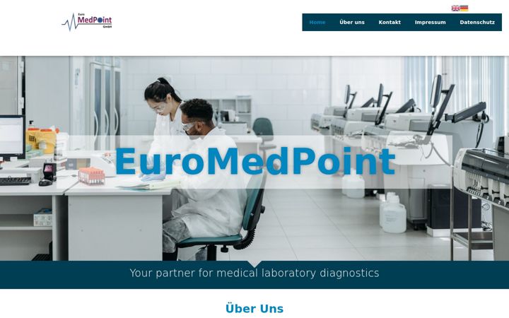 Snímek obrazovky euromedpoint.de