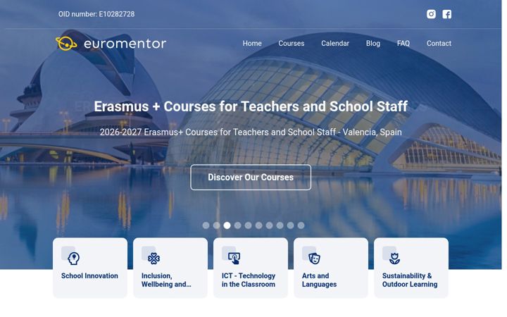 Screenshot ta' euromentor.es