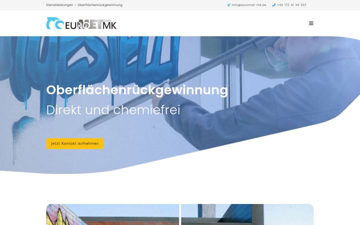 Screenshot of euromet-mk.de