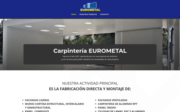 Screenshot ta' eurometalmurcia.es