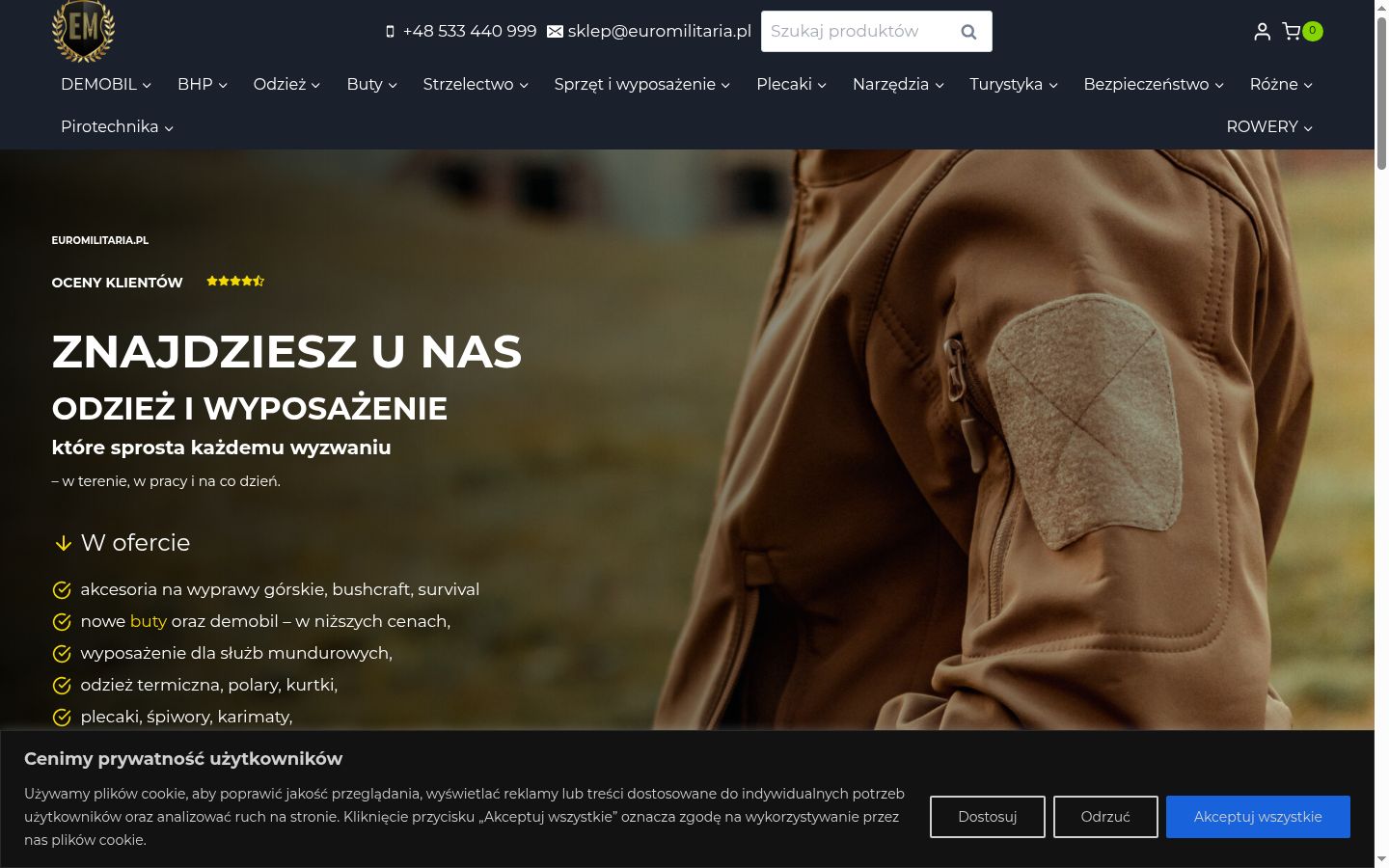 Snímka obrazovky banera súhlasu zobrazeného pred akoukoľvek interakciou
