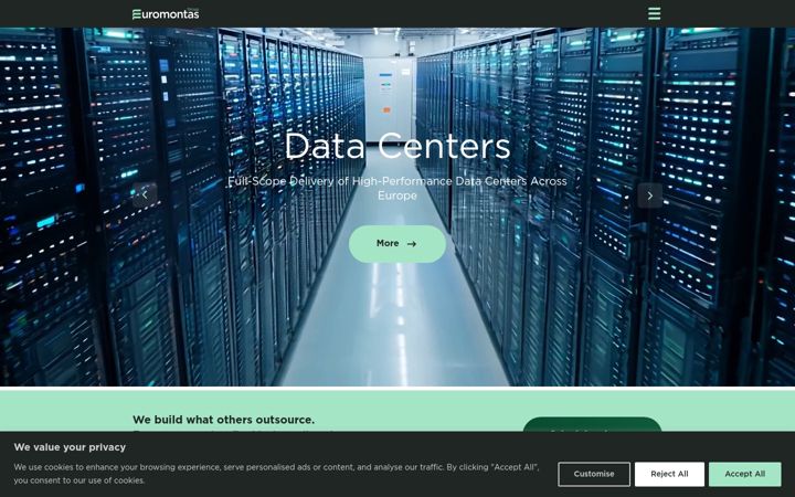 Screenshot of euromontas.com