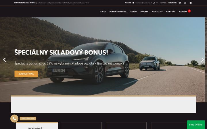Screenshot von euromotor.sk